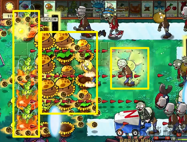 《植物大战僵尸杂交版》魅惑毁灭菇6通关攻略(图4)