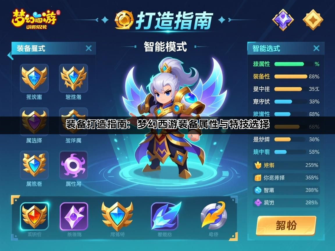 装备打造指南：梦幻西游装备属性与特技选择(图1)