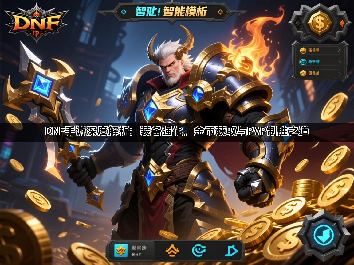 DNF手游深度解析：装备强化、金币获取与PVP制胜之道(图1)
